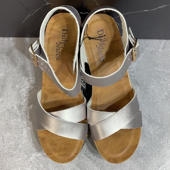 Daily Shoes Waverly-05 Metallic Purple Size 7m - Picture 7 of 12